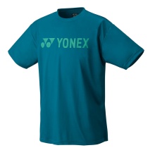 Yonex Trainings-Tshirt Practice Logo YM0046 (100% Polyester) 2024 blaugrün Herren